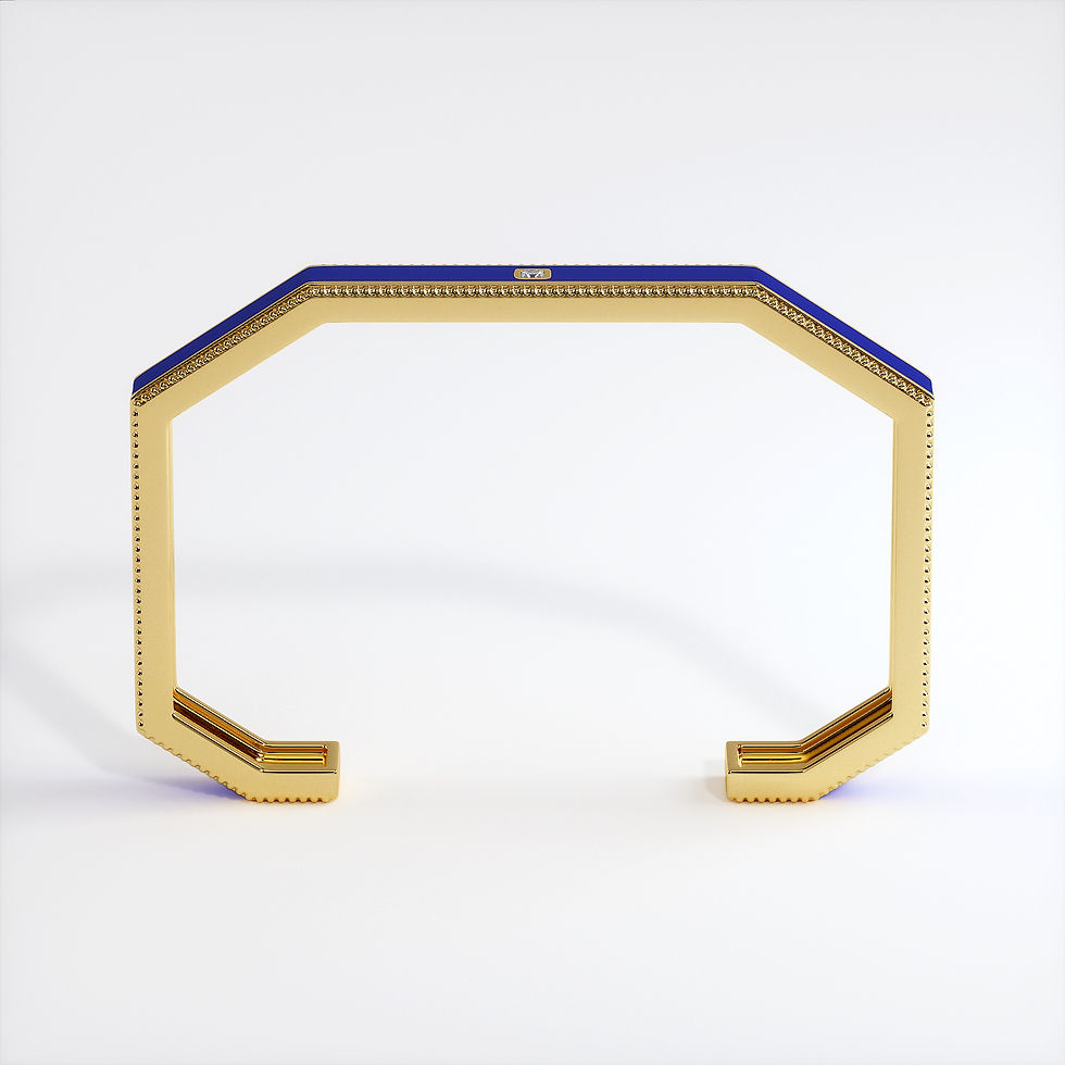 Miniature : Bracelet Vendôme V Modèle S Or jaune Blue