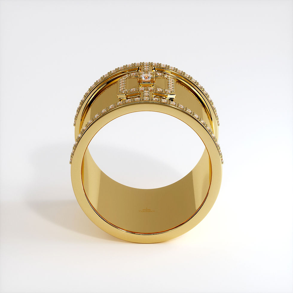 Miniature : Bague Vendôme VI Modèle XL Or jaune