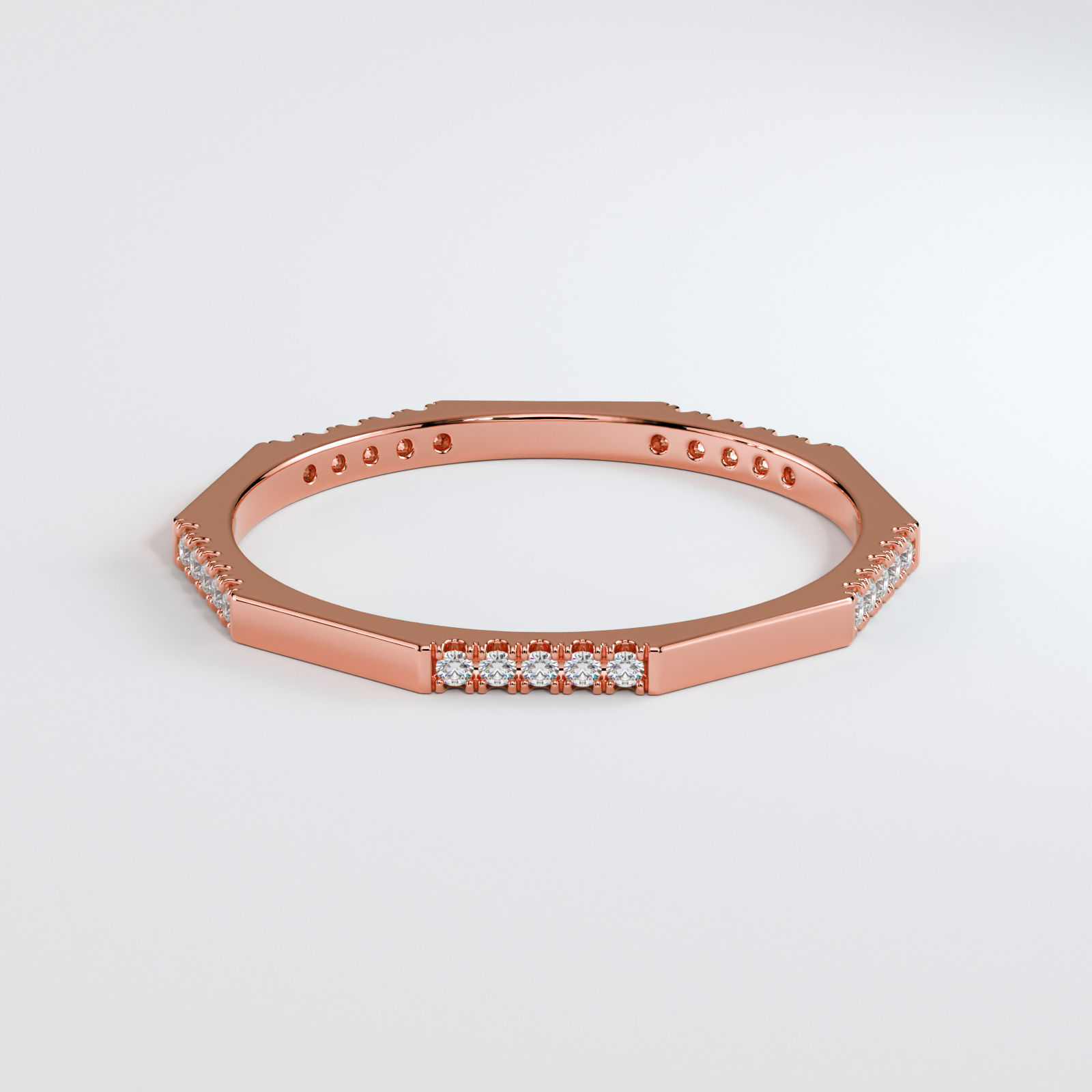 Bague Vendôme VIII S Or Rose 18K et Diamants 0.13 carats