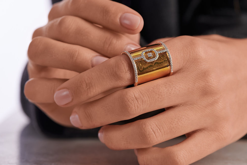 Miniature : Bague Vendôme VI Modèle XL Or jaune