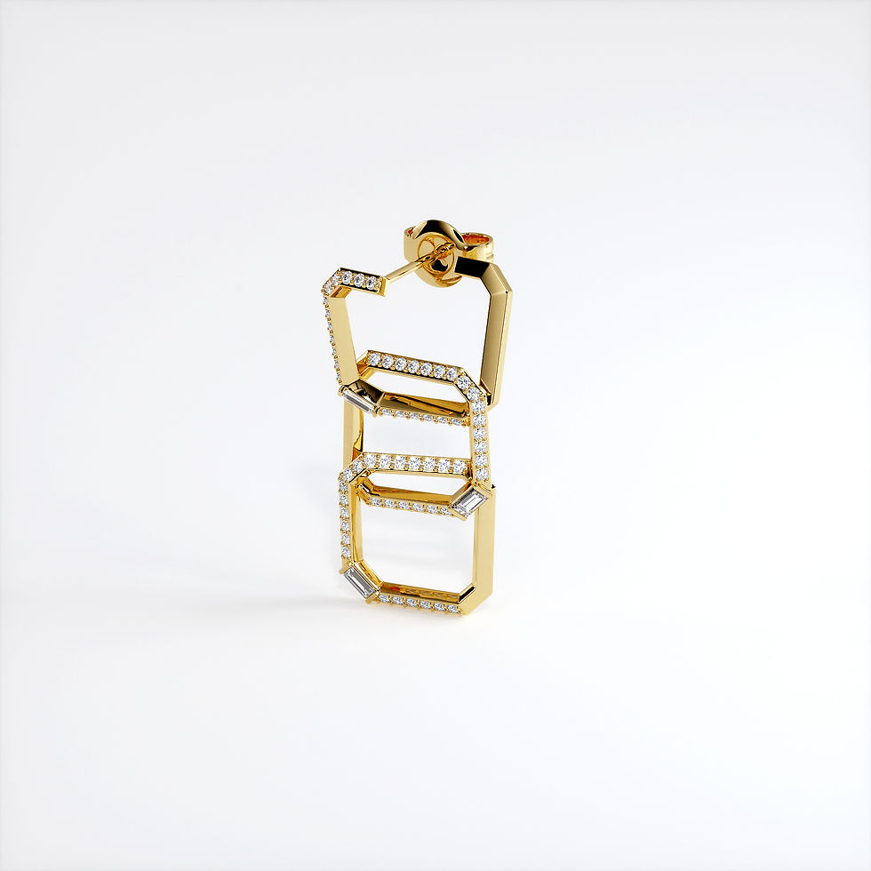 Miniature : Boucles d'oreilles Perception3 Or Jaune