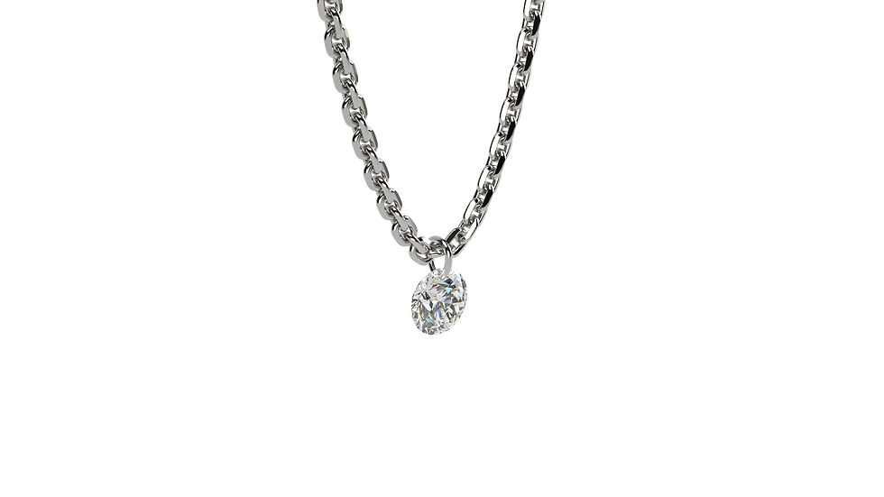 Miniature : Collier Sonia or rose