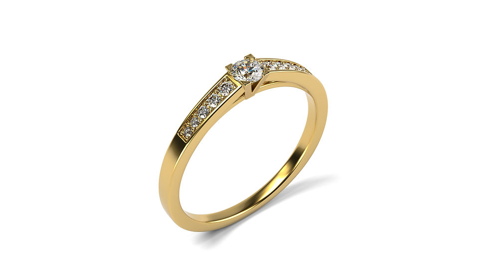 Miniature : Bague Hymne Or Jaune