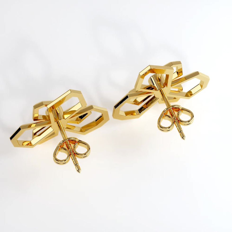 Miniature : Boucles d'oreilles Vendôme XIII - Géraldine Modèle S Or Jaune 18K