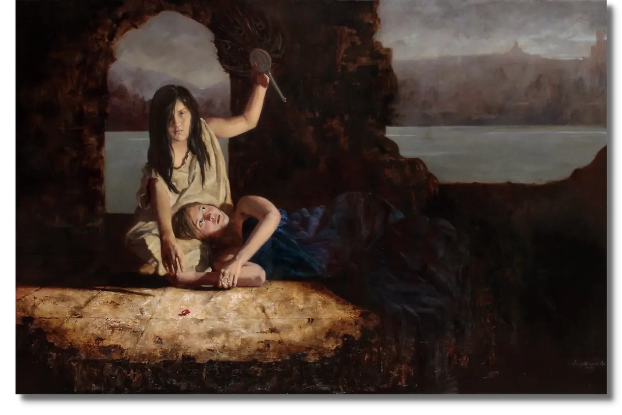 Tragic Flaw oil painting by Jenny Elizabeth