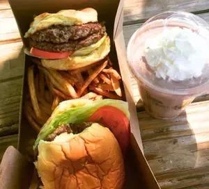 Shake Foundation burger and milk shake