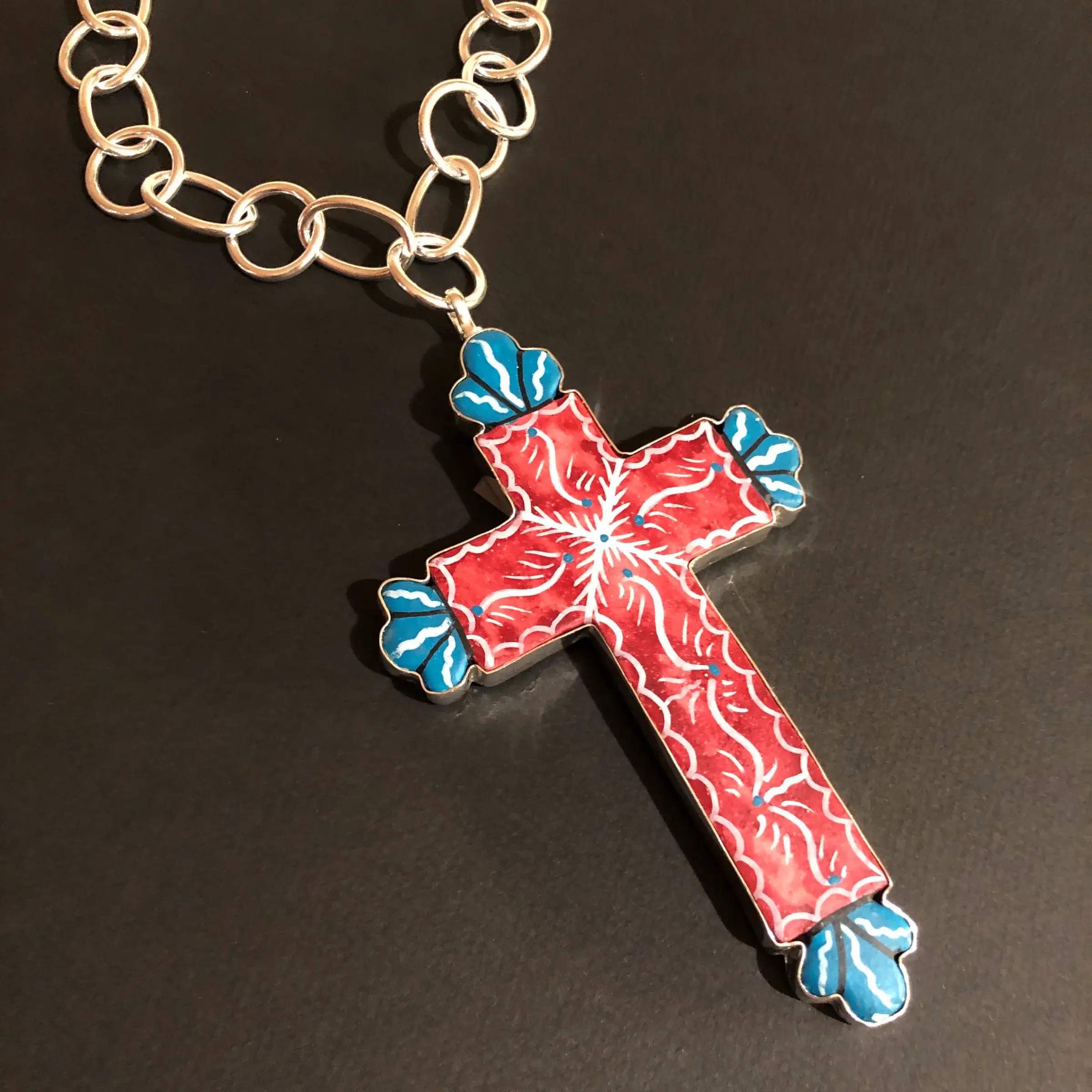 Spanish Market Carved Cross