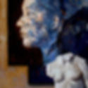 Cropped section Emergence - an alla prima oil painting by classical fine artist Jenny Elizabeth