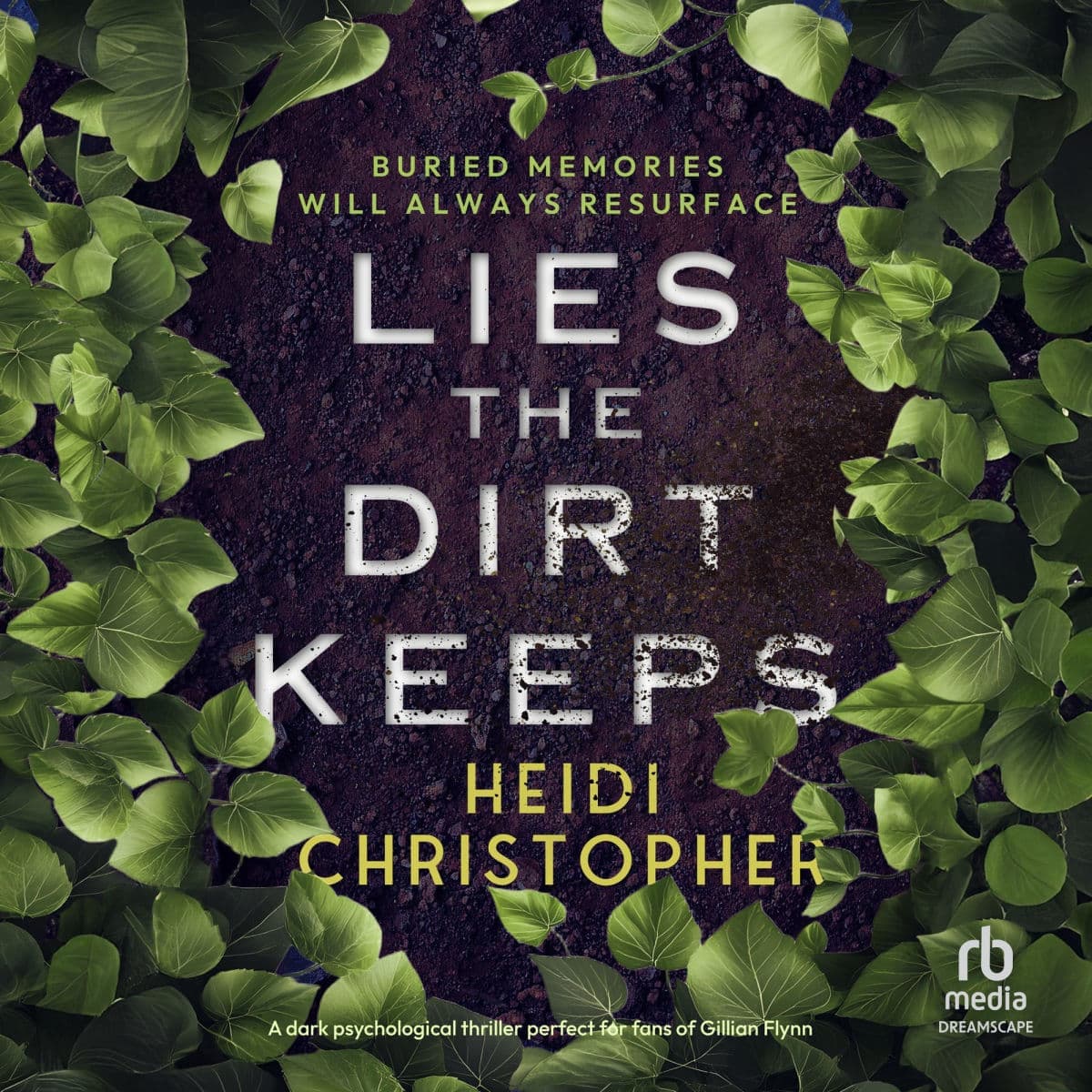 Audiobook cover - Lies the Dirt Keeps by Heidi Christopher