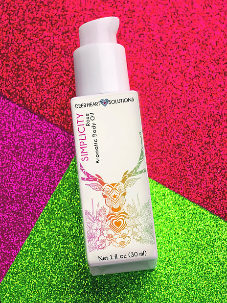 Simplicity Rose Aromatic Body Oil by Deer Heart Solutions