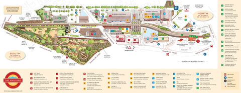 Map of the Santa Fe Railyard