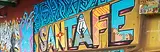 Colorful mural in the Santa Fe Railyard District