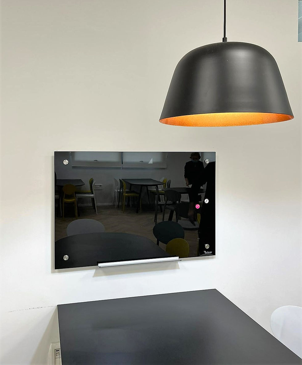 לוח מחיק לחדר ישיבות לוח גדול לוח מגנטי שחור