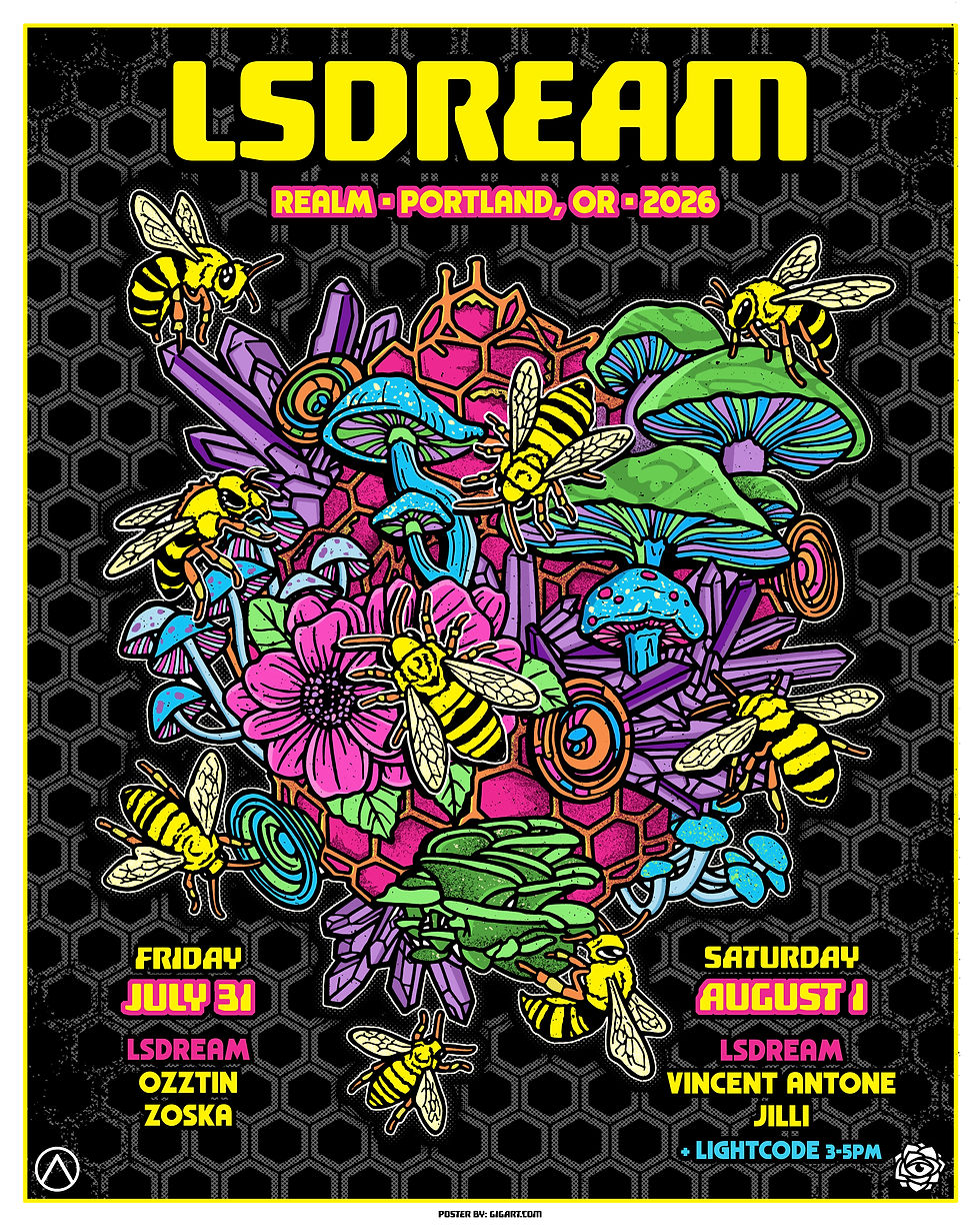 LSDREAM JULY 31st & AUGUST 1st at REɅLM