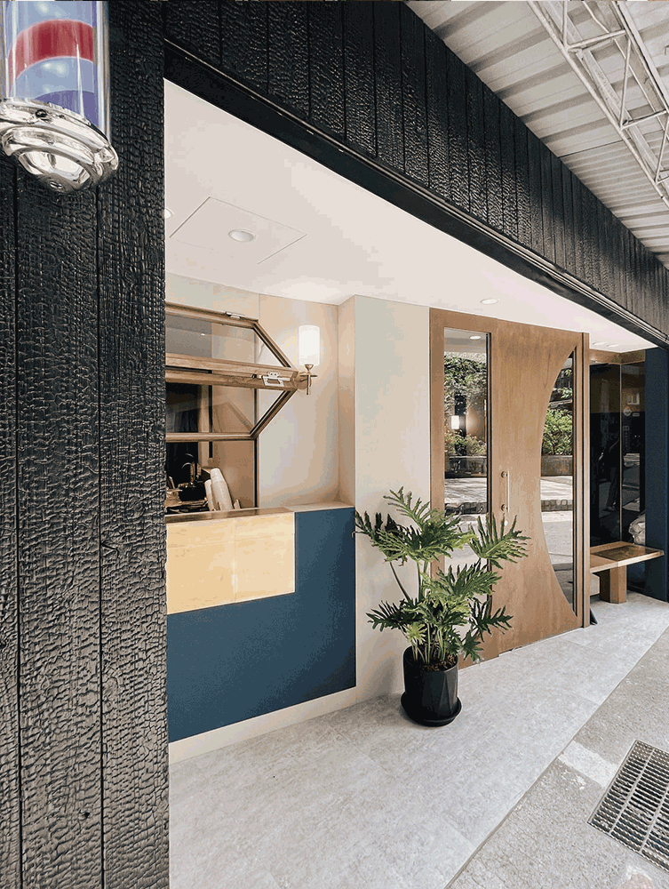 Wabisa燒杉板商業空間外牆案例