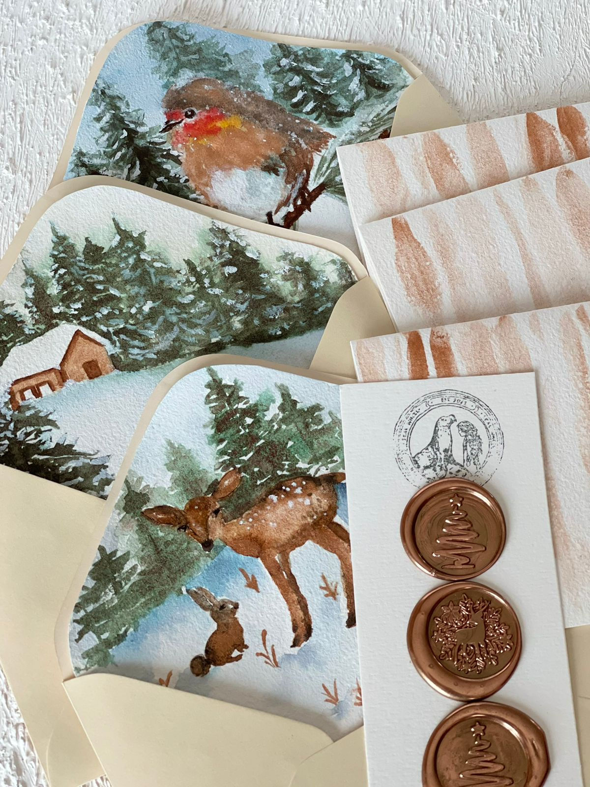 (XMAS EDITION) "WARMER WINTER" christmas cards set