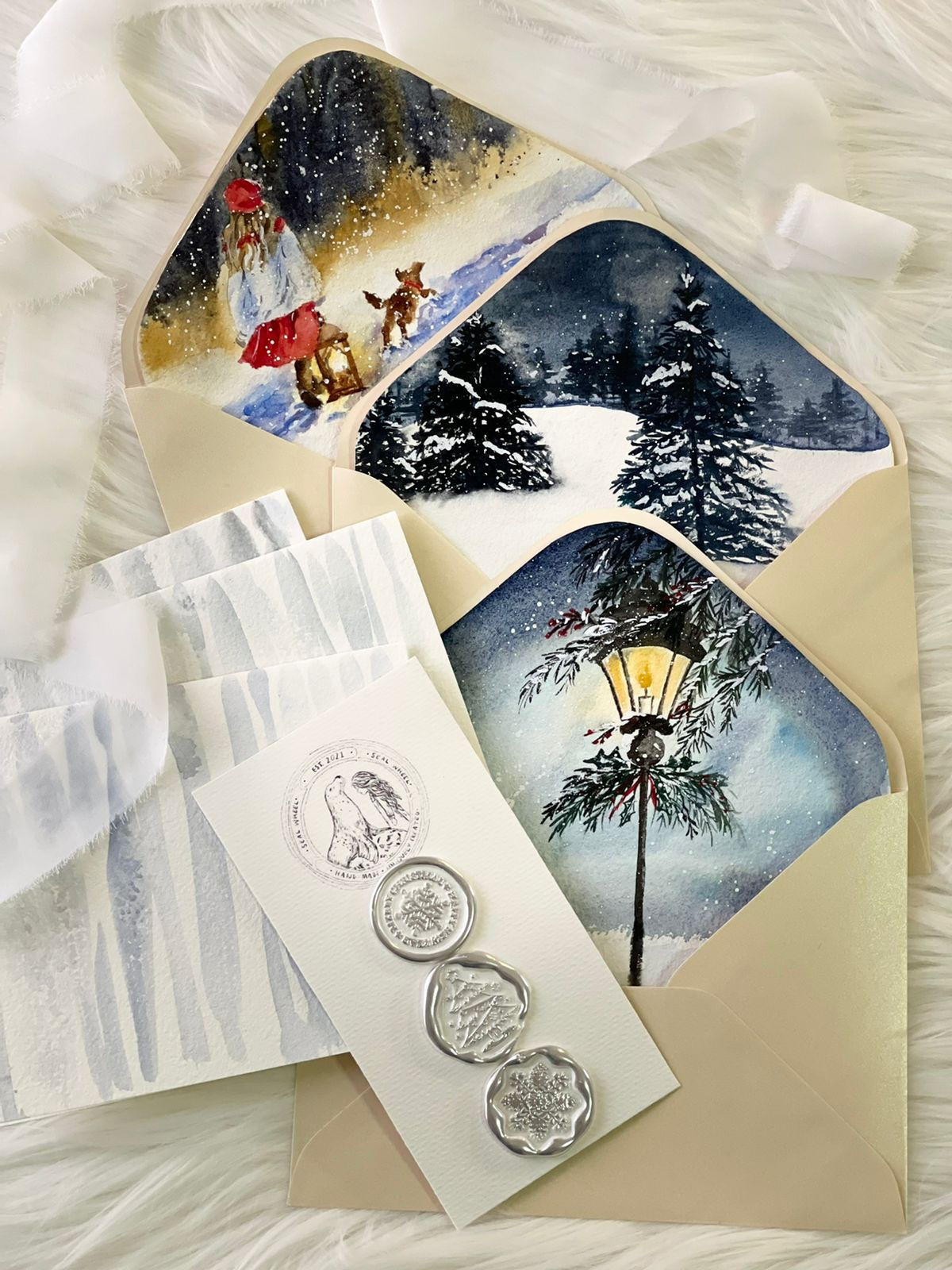 (XMAS EDITION) "XMAS NIGHT" christmas cards set