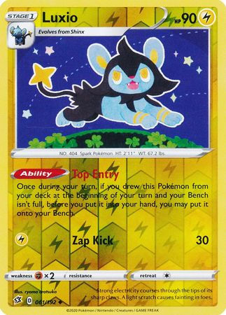 061/192 - Luxio - Reverse Holo