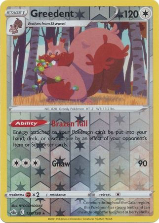 128/198 - Greedent - Reverse Holo