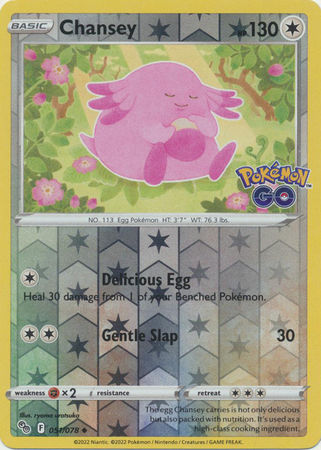 051/078 - Chansey - Reverse Holo