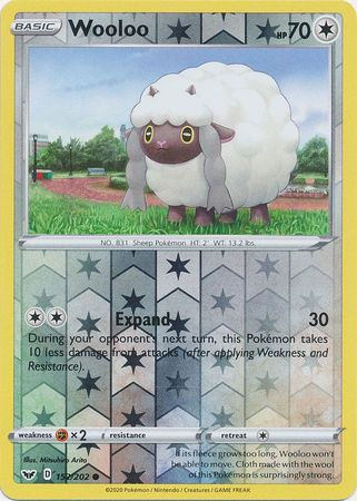 152/202 - Wooloo - Reverse Holo