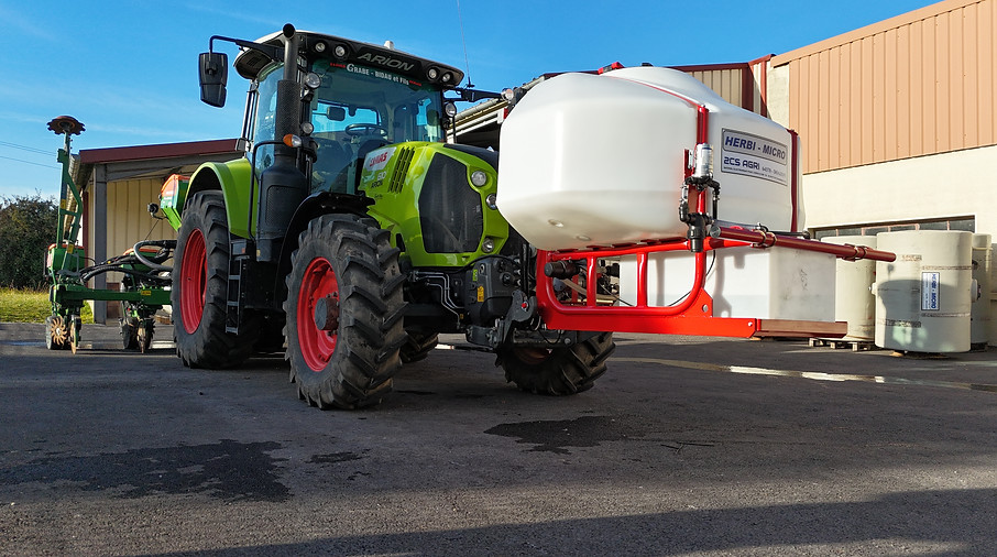 Cuve 160L monté sous châssos cuve 1200L (3 points)