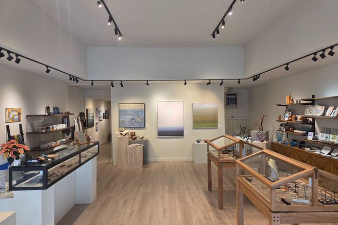 track lighting in a shop