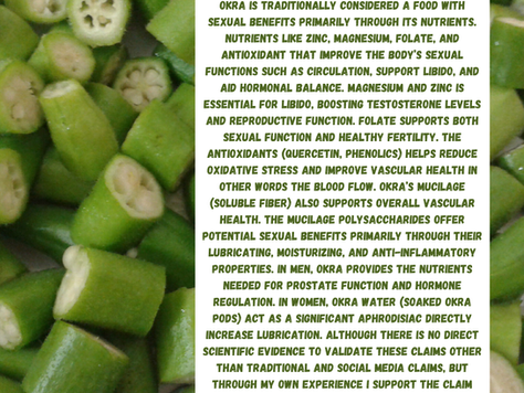 Jerk Chicken Grilled with Raw Jerk Okra Salad & Jamaican Strong Back Okra Punch