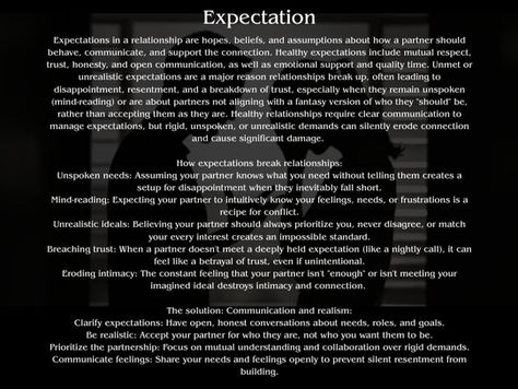 The Negative Impact of Expectation 