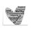 Thumbnail: Heart - Beautiful Calligram Poster