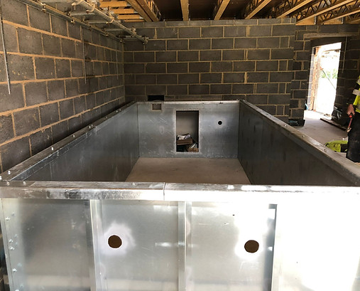 Ultra Swim pool under construction