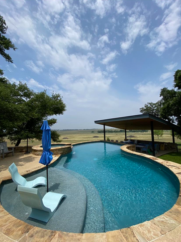 Residential Swimming Pool Cleaned by Adrian's Pool and Spa