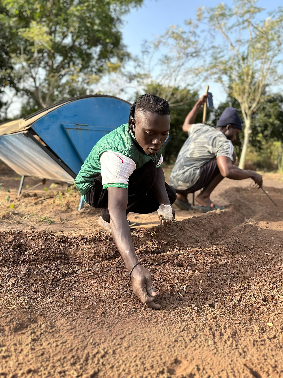 worker on Karmaba Farm
