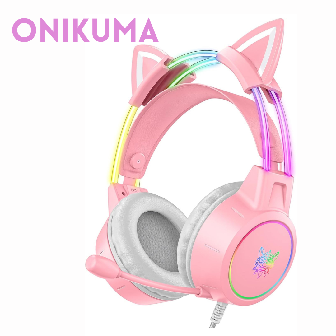 Auticulares ONIKUMA GAMING Cat Ears RGB 