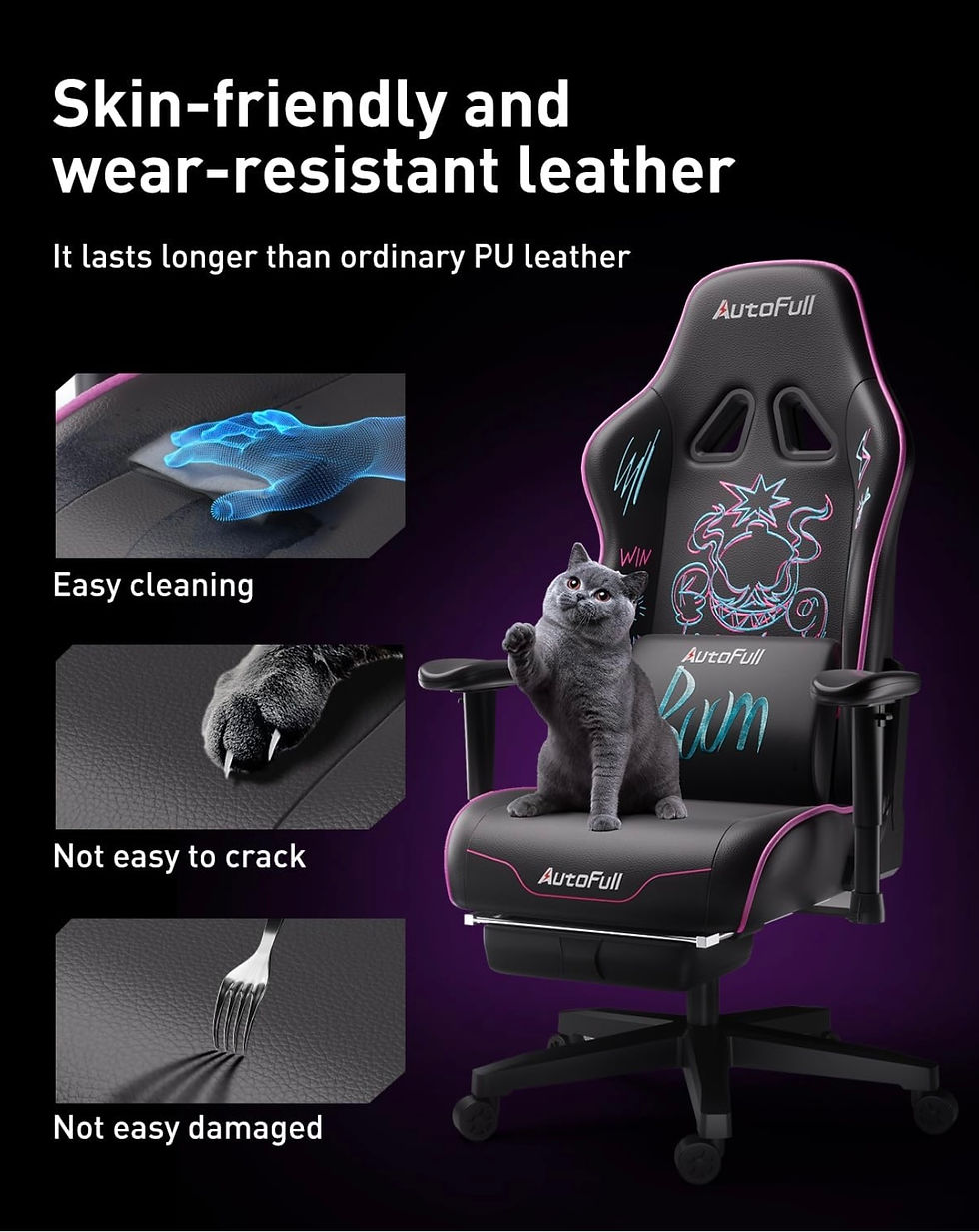 Miniatura: Silla gaming Autofull  C3 
