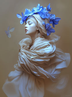 SOLD - Sapphire Nocturne
