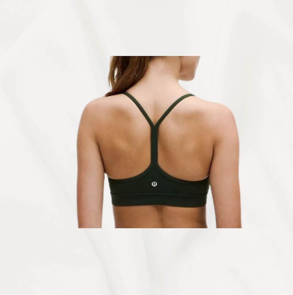Miniatura: Lululemon Sport Bra Flow Y TALLA 8 COLOR VERDE