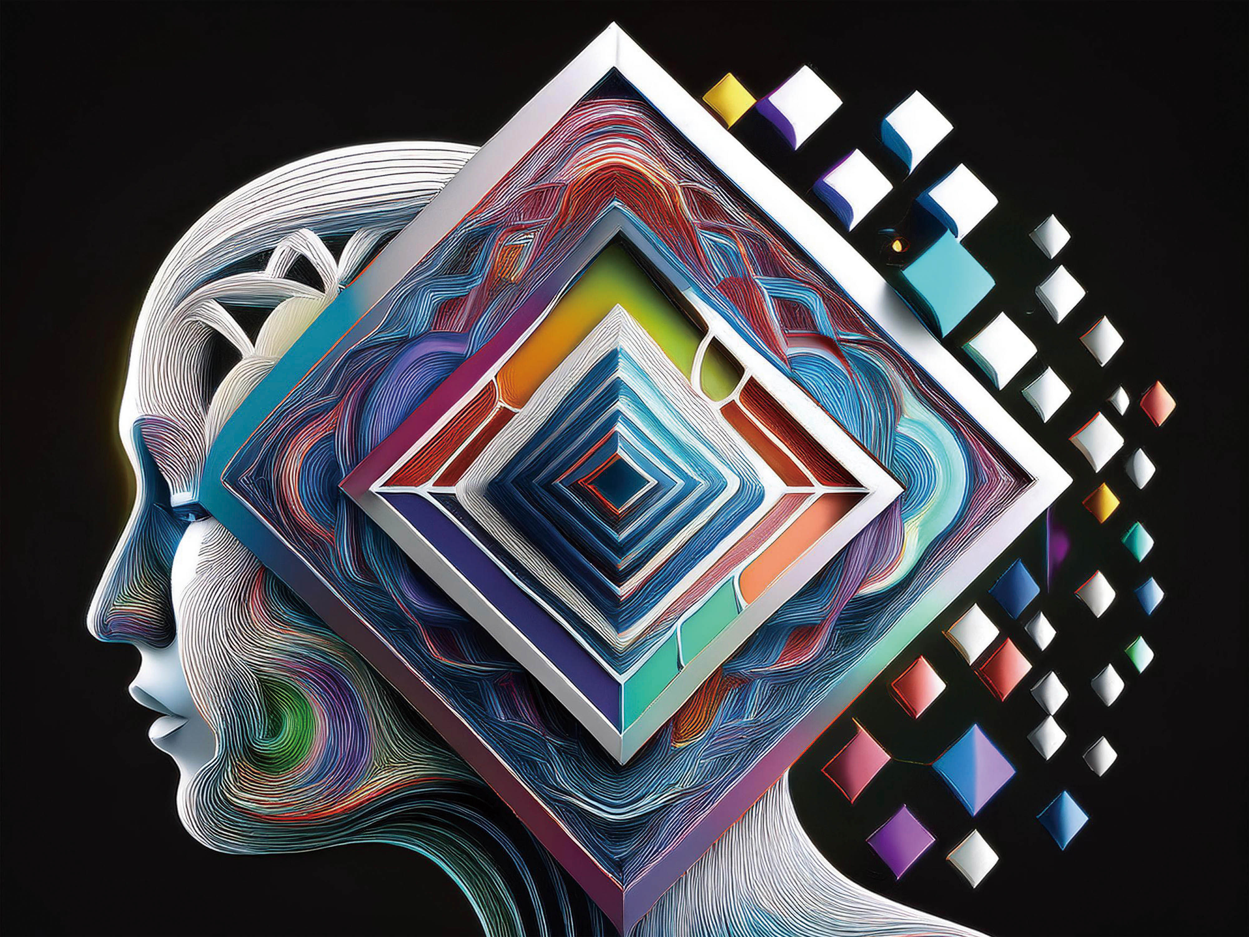 思考の断片、内面のプリズム　geometry33.　大型モニター用 　ダウンロード