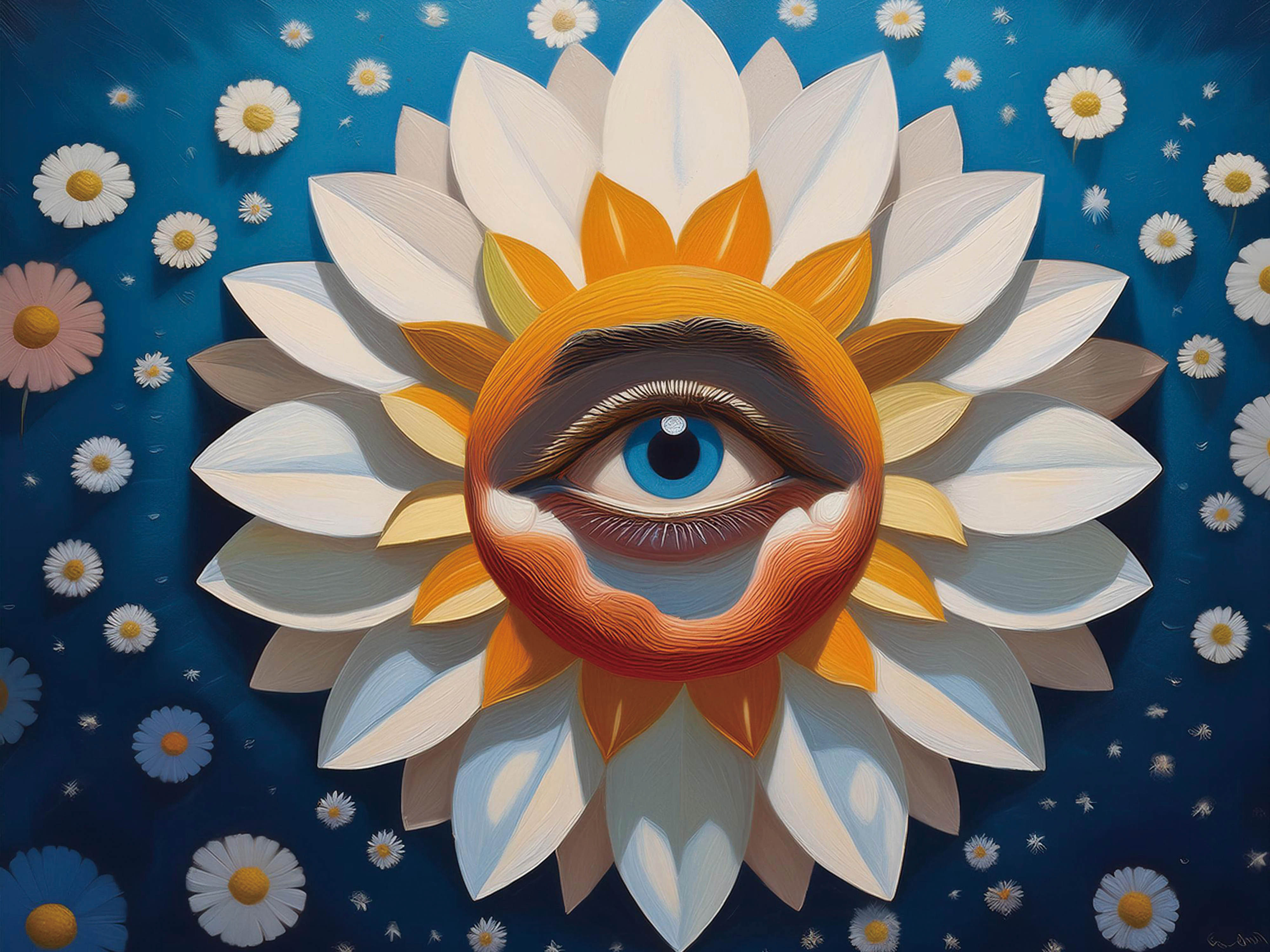 視界の花冠　flower face 9　大型モニター用　ダウンロード