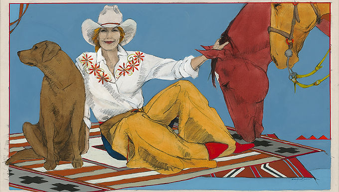 "Afternoon Rein", Giclée