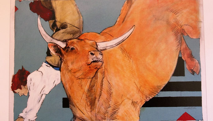 "Bull Dancing"  , Individual Card