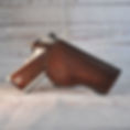 Full size holster with gun front
