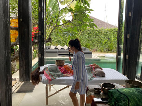 Healing with Tibetan Sound Bowls while living in Bali