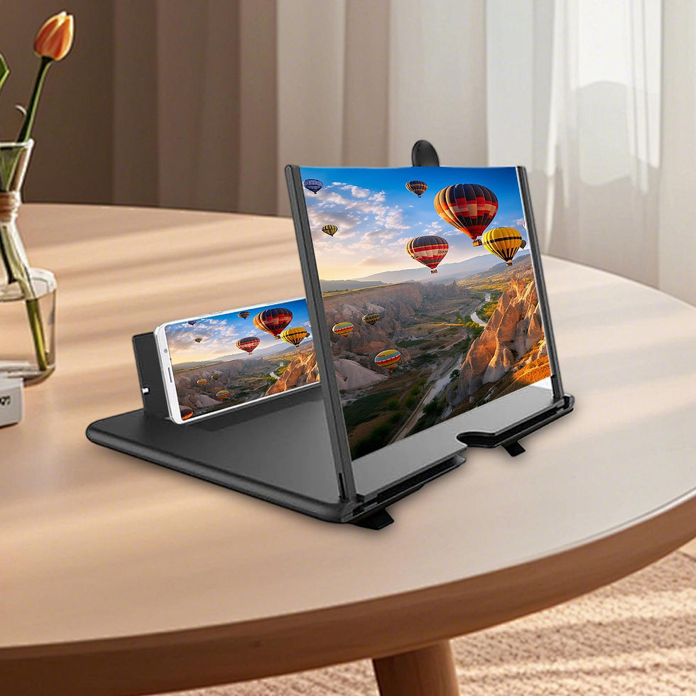 Thumbnail: Phone Screen Magnifier 3D HD Tabletop Enlarger Cell Phone Magnifier for Seniors 