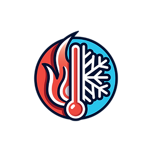 Logo di Air Solution Systems che rappresenta il caldo e il freddo per spiegare che svolgiamo attività di riscaldamento e raffreddamento