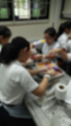Paper Marbling at Poi Ching School