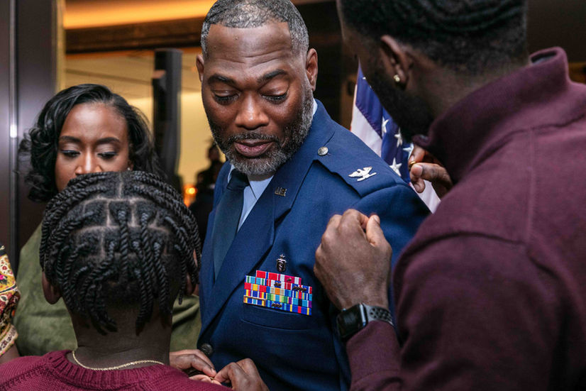Military ceremony photographed by ViVA Media Co. in Las Vegas