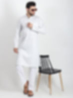 Men Modern Printed Giza Cotton long Kurta