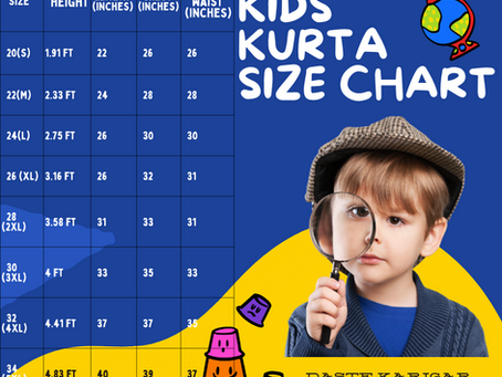 How to select perfect size for kurta pajama