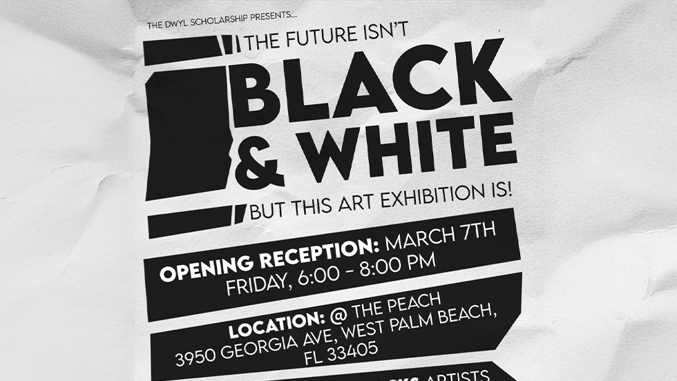 The Future Isn't Black & White But This Art Exhibit Is!